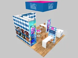 20x20 Island booth design by ProExhibits